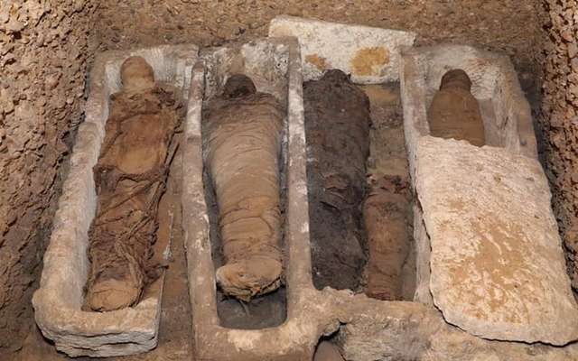 Des Égyptiens à langue d’or exhumés d’une nécropole de l’antique Oxyrhynque