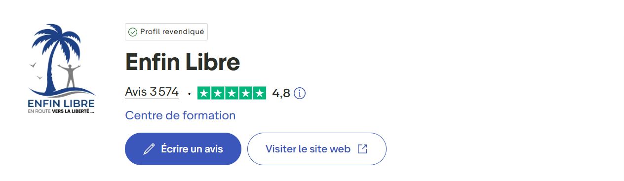 trustpilot Enfin Libre