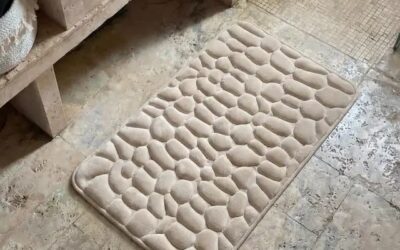 Le tapis de bain galet : quand le confort devient un véritable élément de décoration