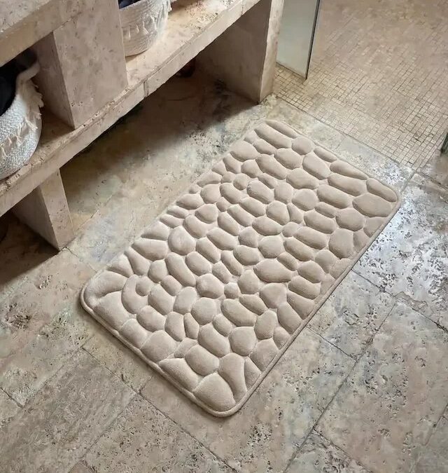 tapis de bain galet